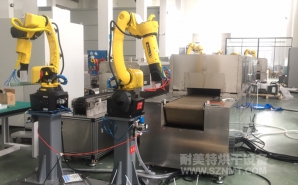 NMT-ZP-108 疫苗玻璃瓶小型預(yù)熱加固化自動裝配線(蘇州?？松?